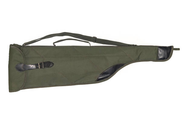 Soft case for a smooth-bore hunting or sports double-barrel rifle used for transportation